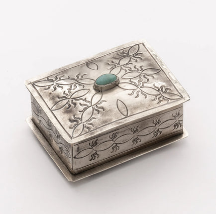 Small Box w/ Turquoise WJA-015-2-T