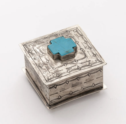 SM Box w/ Turquoise Cross