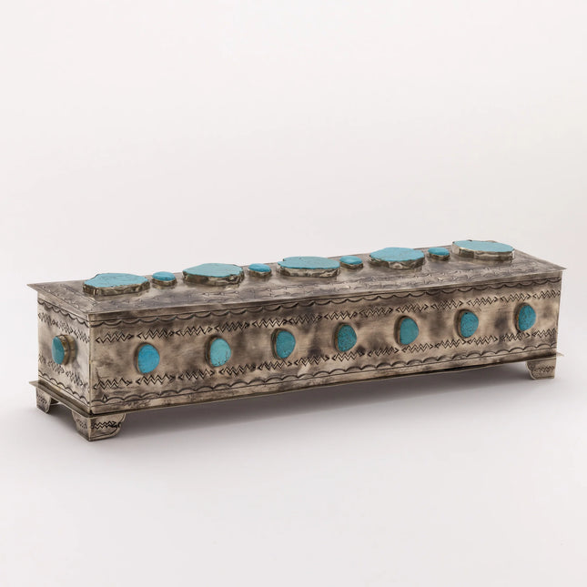 Long Mantle Box w/ Turquoise