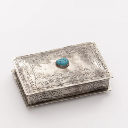 Rectangular Box w/ Turquoise