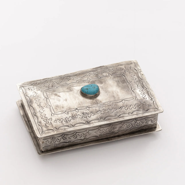 Rectangular Box w/ Turquoise
