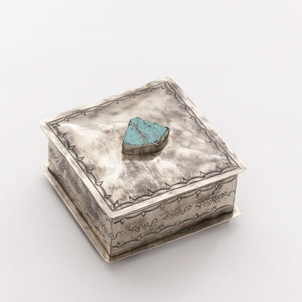 Square Box w/ Turq Slab 5x5