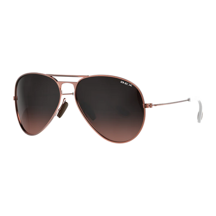 BEX Wesley OTG Sunglasses - Rose Gold/Brown