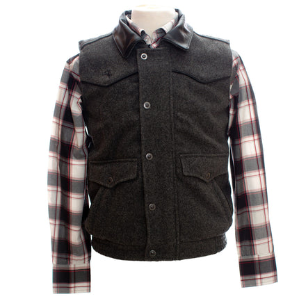 Nevada Wool Vest Charcoal