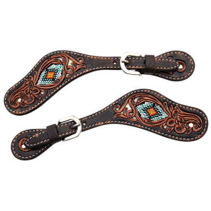 SS Beaded Black & Orange