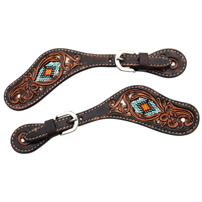 SS Beaded Black & Orange