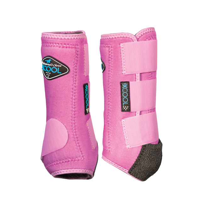 2XCool Sports Medicine Boot Front Orchid