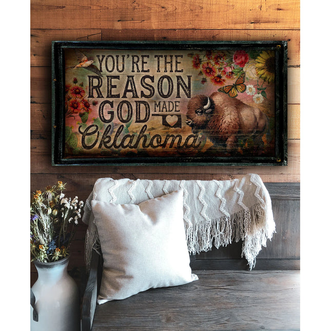 TM You're the Reason 18"x36" Lg Rectangle