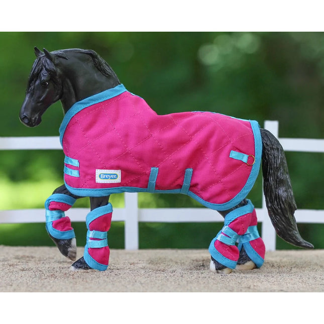 Blanket and Shipping Boots - Hot Pink