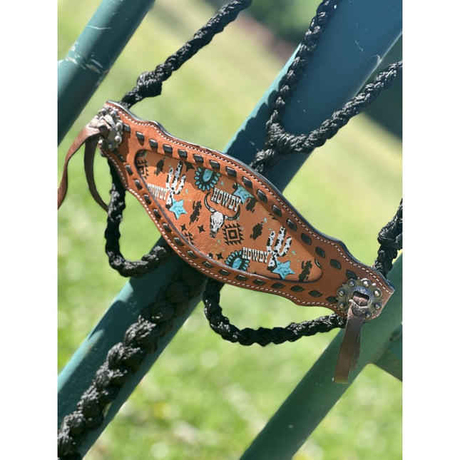 Braided Rope Halter Howdy