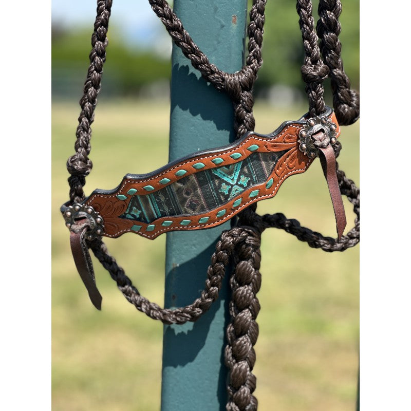 Braided Rope Halter Braided Rope Halter Maverick – National Saddlery Company