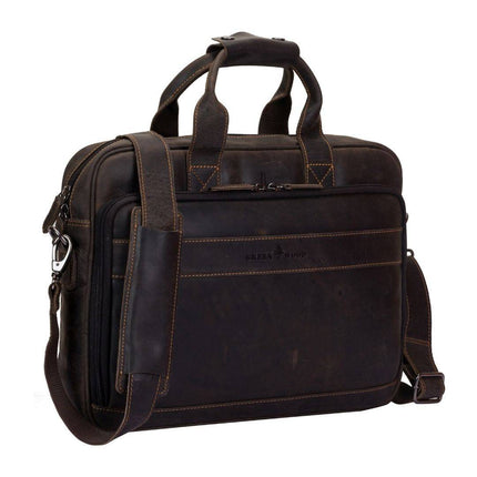 The Apollo Briefcase Brown