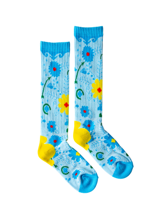 Lucky Chuck Cowgirl Buckaroo Performance Boot Socks
