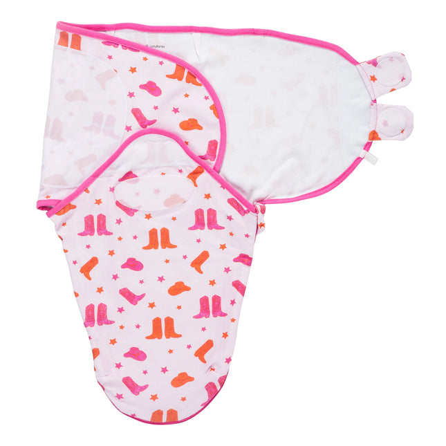 Cowgirl Boots Western Muslin Sleep Swaddle