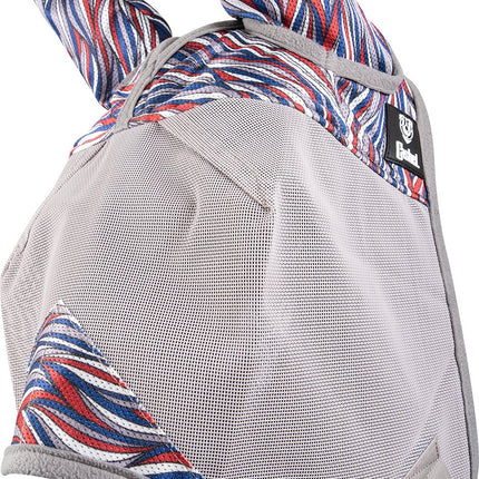 Crusader Designer Fly Mask w/ Ears American Wave Horse