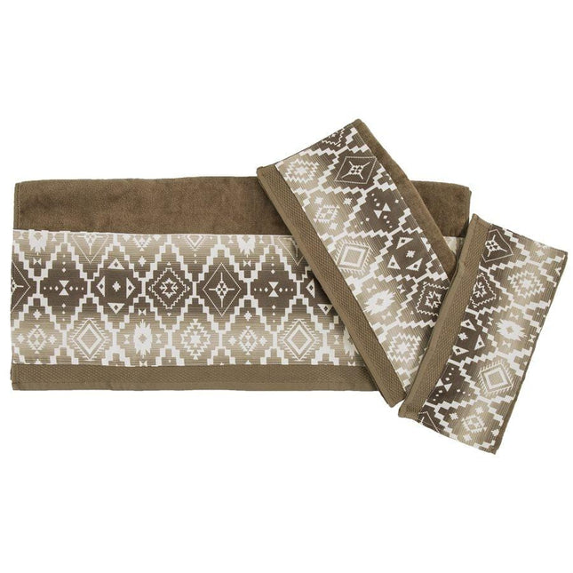 Charlet Aztec 3pc Towel Set Mocha