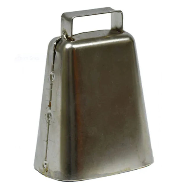 Bull Bell Chrome Large