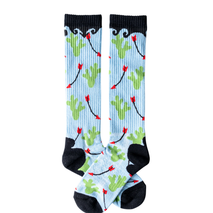 Lucky Chuck Cowboy Compass Performance Boot Socks