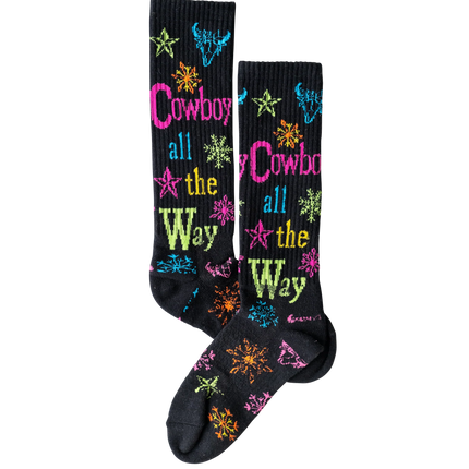 Lucky Chuck Cowboy All The Way Performance Boot Socks