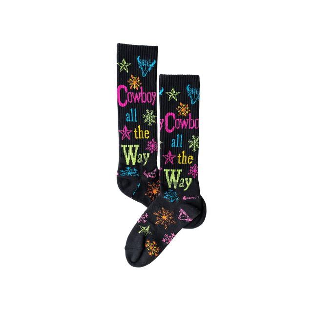 Lucky Chuck Cowboy All The Way Performance Boot Socks