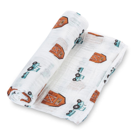 How We Roll Western Muslin Swaddle Blankets