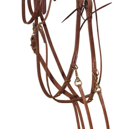 Berlin German Martingale All Leather w/ Split Rein