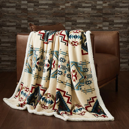 Spirit Valley Campfire Sherpa Throw