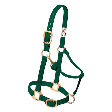 Weaver Adjustable Halter Yearling Hunter Green