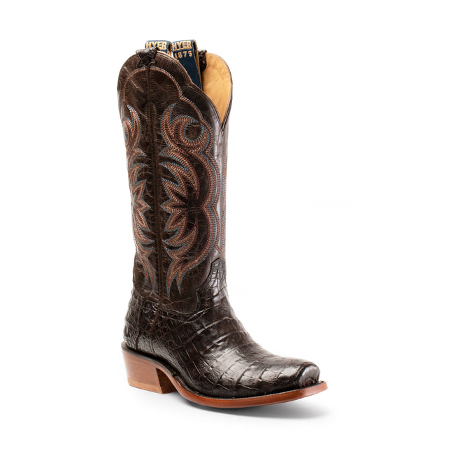Hyer Boots Womens Colby Brown Caiman