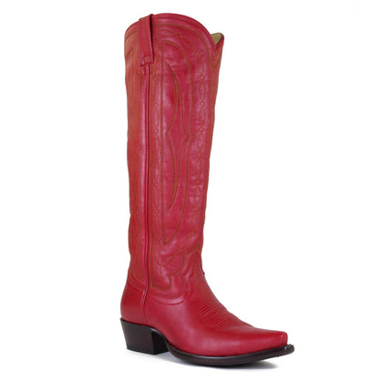 Hyer Boots Womens Wildcat Tall Red