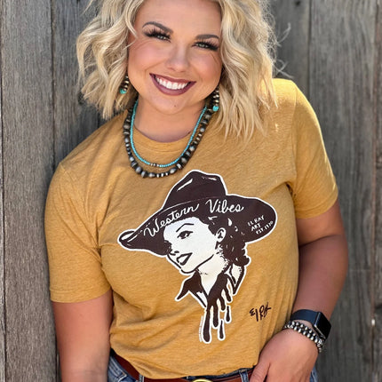 Texas True Tee - Western Vibes Antique Gold Tee