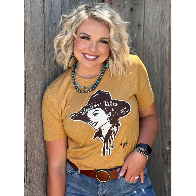 Texas True Tee - Western Vibes Antique Gold Tee