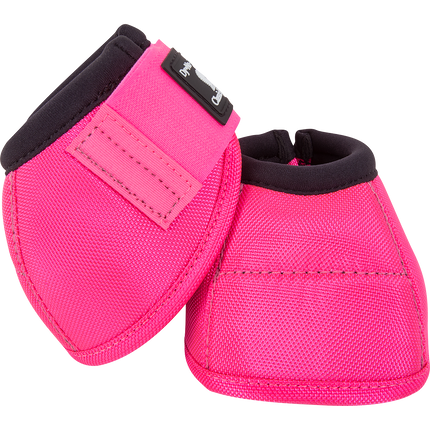 Classic Equine No Turn Bell Boot Hot Pink