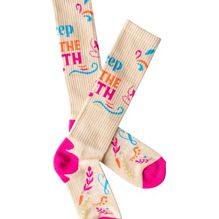 Lucky Chuck Keep The Faith Performance Boot Socks