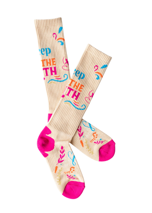 Lucky Chuck Keep The Faith Performance Boot Socks