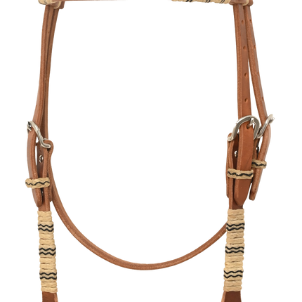 Oxbow Rawhide Knotting Browband Headstall