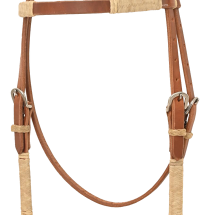 Oxbow Nevada Harness Rawhide Browband Headstall