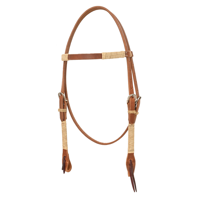 Oxbow Nevada Harness Rawhide Browband Headstall