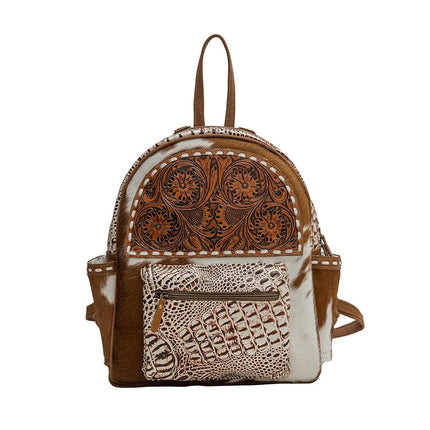 Myra Tropey Hand-Tooled Backpack