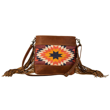 Myra Sedona Star Fringe Shoulder Bag