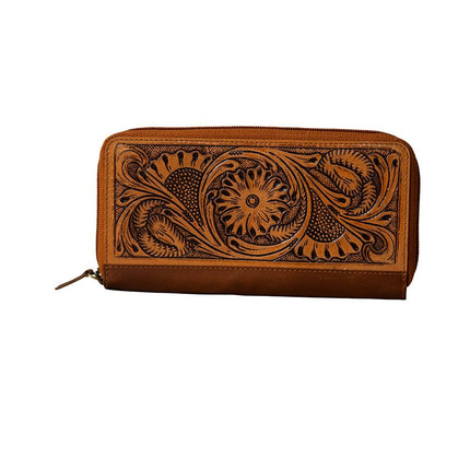 Myra Romona Ridge Tooled Wallet