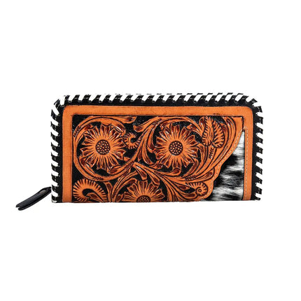 Myra Pecos Plains Stitched Handtooled Wallet