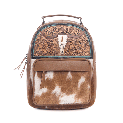 Myra Steer Creek Hand-Tooled Bag