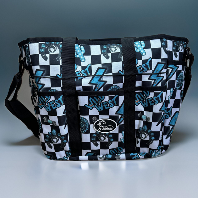 Groom Tote Turquoise Glass