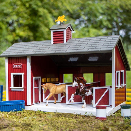 Stablemates Red Stable Set with Two Horses