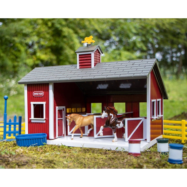 Stablemates Red Stable Set with Two Horses