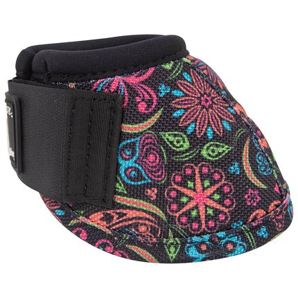 Classic Equine No Turn Bell Boot Neon Flower