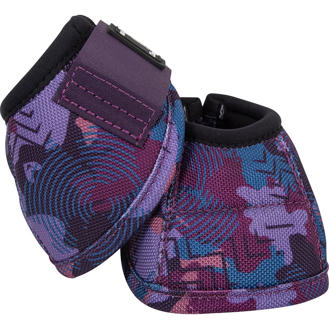 Classic Equine No Turn Bell Boot Purple Camo