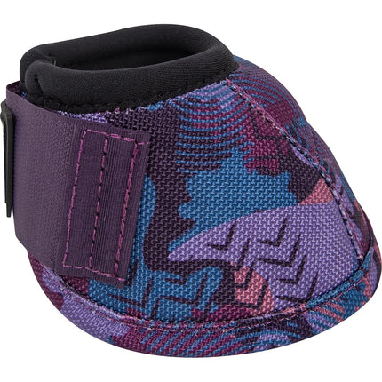 Classic Equine No Turn Bell Boot Purple Camo