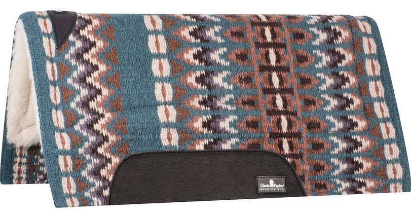 Classic SensorFlex Wool Felt Pad 32x34 Peacock Cashmere